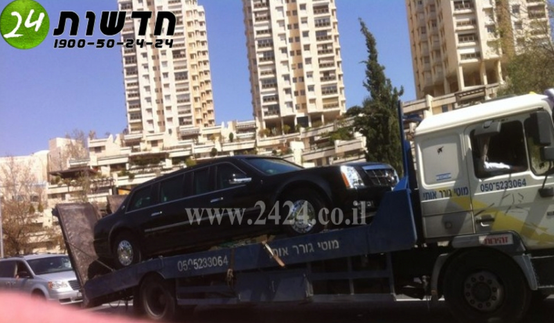 Illustration for article titled President Obama's Limo Breaks Down In Israel After Being Filled With Gas By Mistake
